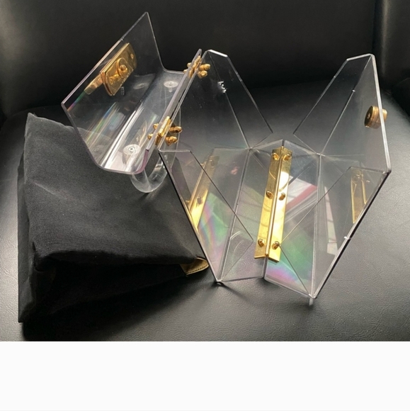 Rare Salvatore Ferragamo flexy glass bag - Picture 4 of 5